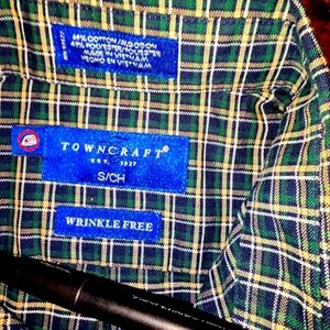 Town Craft Wrinkle Free Polo Shirt in Size S/CH